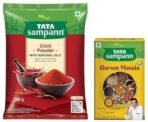 Tata Sampann Chilli Powder With Natural Oils, 200g & Tata Sampann Garam Masala with Natural Oils, Crafted by Chef Sanjeev Kapoor, 100g - Fast UK Delivery - Image 2