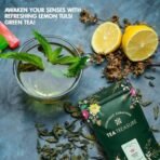 Tea Treasure Lemon tulsi Green Tea - 100 Gm - Lemon Tulsi Tea | Lemongrass Tea | Green Leaf Tea | Relaxation Tea | Detox Tea for Body Cleanse & Cold Relief | Antioxidant Tea for Stress Relief - Fast UK Delivery - Image 7