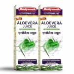 Baidyanath Aloe Vera juice with Pulp, All Natural tonic for Immunity, Better digestion and Glowing Skin, 1L (Pack of 2) - Fast UK Delivery