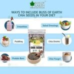 Bliss of Earth Raw Chia Seeds For Weight Loss, Raw Super Food With Omega & Fiber 600gm - Fast UK Delivery - Image 4