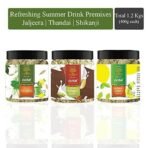OOSH Gourmet's Summer Drink Premix Combo of Jaljeera, Thandai & Shikanji | Refreshing Summer Drink | Instant Drink Premixes (1.2 Kgs) - Fast UK Delivery - Image 3