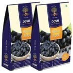OOSH Seedless Black Raisin, 2 x 250 g | Kali Kishmish | Munakka Dry Fruits | Delicious & Healthy Snack | High in Antioxidants, Naturally Sweet & tasty - Fast UK Delivery