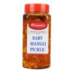 ROOPAK'S PIK-N-PAY Baby Mango Pickle Handmade with Love | Traditional Recipe | Sun Dried Mangoes |Aam Ka Achar- No Artificial Colour & Flavour (400 g) - Fast UK Delivery