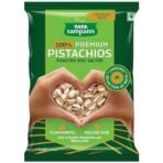 Tata Sampann Pistachios Roasted & Salted, Pista, 200g, Rich In Protein, Phosphorus, & Dietary Fibre, Premium Nuts & Dry Fruits, Shelled Nuts, Crunchy & Delicious Healthy Snack - Fast UK Delivery - Image 2