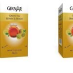 Girnar Green Tea Lemon & Honey (36 Tea Bags) | Pack of 2 | 90 Gm - Fast UK Delivery
