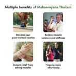 Kerala Ayurveda Mahanarayana Thailam - 200 ml | Ayurvedic Oil for Muscle Soreness & Stiffness | Increases Flexibility in Joints & Relieves Pain | Tel Massage Oil | Strengthens Muscles (Pack of 3) - Fast UK Delivery - Image 6