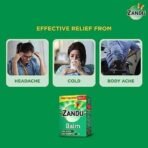 Zandu Balm, 25ml X Pack of 3, Ayurvedic balm for effective relief from Headache, Body Pain, Sprain and Cold - Fast UK Delivery - Image 6
