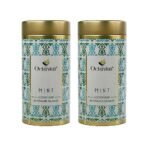 Octavius Mint Green Tea |Superior Loose Leaf Flavour Experience with Absolute Ease|Refreshing Blend |Reduces Stress|Improves Skin|Aids Weight Loss |Delicious & Aromatic|20 Pyramid Tea Bags (Pack of 2) - Fast UK Delivery - Image 2