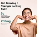 Neuherbs Collagen Supplement - 200 Gram, Litchi Flavour |Skin Glow Marine Collagen Powder for Women & Men | Collagen with Hyaluronic Acid, Vitamin E & C, Biotin | Supports Glowing & healthy skin. - Fast UK Delivery - Image 7