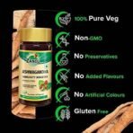 Zandu Ashwagandha Capsules, With Goodness of Natural Extracts of Ashwagandha, Helps Boost Immunity and Useful for Natural Body Strength, Stress Buster - 60 Veg capsules - Fast UK Delivery - Image 5