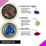 TEACURRY Skin Glow Tea (1 Month Pack | 30 Tea Bags) - Help In Skin Shine, Moisturized Skin, Acne, Anti-Aging, 100 grams - Fast Shipping to USA & Canada - Image 3