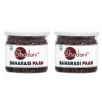 Shadani Banarasi Paan - 80g Can (Pack of 2) | Betel Leaves, Authentic flavour, Ready-to-Eat - Fast UK Delivery