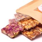 LEEVE DRY FRUITS Mix Dryfruit Rose Petal & Cashew Nut Cobo Nutritius Chikkis Bar Kaju Badam Pista 400 gmas - Fast UK Delivery - Image 6