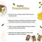 Neuherbs Raw Unroasted Pumpkin Seeds For Immunity Booster | Superfood Seeds For Eating | Fibre Rich Dry Seeds - 1 kg - Fast UK Delivery - Image 6