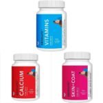 Drools Vitamin Tablet & Absolute Skin + Coat Tablet- Dog Supplement, 50 Pcs & Drools Absolute Calcium Tablet- Dog Supplement, 110 Pieces - Fast UK Delivery