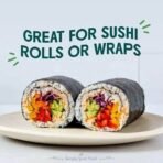 Urban Platter Sushi Nori Sheets, 25g [Roasted Seaweed Laver | Pack of 10 Sheets | Product of Korea | Umami Flavour] - Fast UK Delivery - Image 7