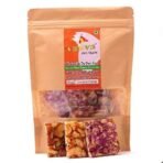 LEEVE DRY FRUITS Mix Dryfruit Rose Petal & Cashew Nut Cobo Nutritius Chikkis Bar Kaju Badam Pista 400 gmas - Fast UK Delivery - Image 4
