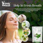 Holy Natural Mint powder (100gm), (Pudina powder), Super food & Healthy, Use for Drink, Juice & Sprinkle on Dishes. - Fast UK Delivery - Image 5