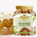 Dhampurgreen Amla Murabba, 900G | Gooseberry Winter Berry Preserve | Desi Khand Amla Murabba | Free Gur Saunf Worth Rs. 90/- - Fast UK Delivery - Image 4