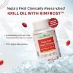 Neuherbs Deep-Sea Heart Omega 3 Antarctic Krill Oil 1000mg - 30 Softgels for Men and Women | With 2x Astaxanthin, Added Vitamin E & D3 to Reduce Triglyceride & Cholesterol Levels | Lemon Flavour - Image 6