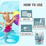 Bliss of Earth Japanese Chlorine Powder for Pool, Clean & Clear Swimming Pool, Kills Bacteria & Stops Algae, Pool Disinfectant Granular Chlorine, 453g - Fast UK Delivery - Image 6