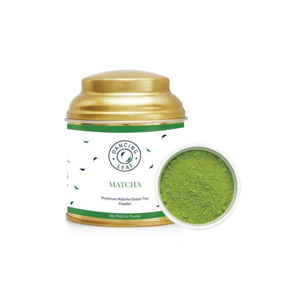 uk51BAc9KkSfL-1.jpg Dancing Leaf Matcha | Premium Matcha Powder | Matcha Tea Powder Tin (30 GMS) - Fast Shipping to USA & Canada - Image 1