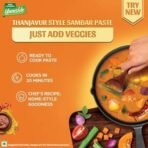 Tata Sampann Yumside Ready to Cook Sambar Paste- Thanjavur Style, 150g, Instant Food, Ready in 20 min, NO Preservatives, NO Added Artificial Colours & Flavours, Pack of 1 - Fast UK Delivery - Image 3