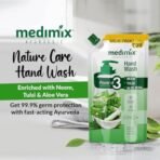 Medimix Ayurvedic Nature Care Hand Wash Refill With Neem,Tulsi&Aloe Vera 675 Ml (Combo Pack Of 2)|For Soft&Odour-Free Hands|99.9% Germ Protection|Shop Herbal|Natural|Soap-Free|100% Vegan - Fast UK Delivery - Image 4