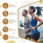 Neuherbs Deep Sea Omega 3 Cod Liver Oil- 100 Softgels for Men & Women | Omega 3 Supplement 600 Mg, 100% RDA of Vitamins A, D3 & E for Heart, Brain, Bone & Skin Health | No Fishy Burps with Lemon Flavour - Fast UK Delivery - Image 4