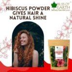 Bliss of Earth 100% Pure & Natural Hibiscus Powder | 100GM | Makes Hair Stronger & Thicker | Controls Ageing | Cures Acne & Pimples | - Fast UK Delivery - Image 4