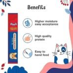 Drools Cat Lickable Creamy Treats Crab & Chicken for All Life Stages 25Pcs Pack,375G Pack - Fast UK Delivery - Image 4