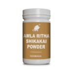 Cura Mahaveer Amla, Reetha, Shikakai Powder for Hair Pack | Natural Hair Cleanser | 100% Natural, No Chemical, No Preservative | Prevents Hairfall & Dandruff | Boost Hair growth Pack of 2 - Fast UK Delivery