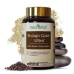Neuherbs Shilajit Gold Ultra - 60 Capsules with Better Absorption |Shilajit Capsule with Ashwagandha , Gokshura, Swarna Bhasma & Kesar |Ayurvedic Shilajit Capsules For Muscles, Strength, Stamina & Energy. - Fast UK Delivery - Image 2