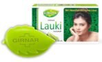 Girnar Lauki Soap | Talc Free Soap |A Grade Soap for Moisturized Skin | 100gm | Pack of 4 - Fast UK Delivery