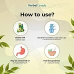 Herbal Canada Neem Giloy | 500ml- Pack of 3 | Naturally Immunity Enhancer | Natural Source of Antioxidant, vitamin C | 100% Natural - Fast UK Delivery - Image 8