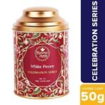 Karma Kettle Peony White tea - Loose Leaf tea in Tin, 50 gm - Fast UK Delivery - Image 3