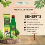 Herbal Canada Neem Giloy | 500ml- Pack of 3 | Naturally Immunity Enhancer | Natural Source of Antioxidant, vitamin C | 100% Natural - Fast UK Delivery - Image 7