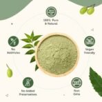 Neuherbs Neem Leaves Powder 200g (Pack of 1) For Men & Women | Pure & Natural Powder for Soft, Glowing and Healthy Skin | Cruelty & Paraben Free | With No Artificial Colour & Additives - Fast UK Delivery - Image 3