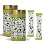 Octavius | Cardamom Chai Premix Tea - 10 Pouches (Pack Of 2) | Elaichi Chai | Gift Tin Pack | Premix Tea Powder | Instant Tea | Tea Premix | 1 Minute Tea - (15Gm X 20 Sachets, Chai Tea) - Fast UK Delivery - Image 2