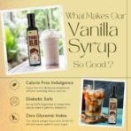 Bliss of Earth Vanilla Syrup Sugar free, For Coffee, Milkshake, Mocktail, Frappe, Pancake. Diabetic Safe, Zero Calorie, Keto. No Artificial Flavour 500ml - Fast UK Delivery - Image 5
