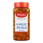 ROOPAK'S PIK-N-PAY Garlic Pickle | Good For Health | Authentic Grandma's Recipe | Traditionally Handmade | Sun Dried Garlic Cloves | No Artificial Colour & Flavour-400 g - Fast UK Delivery