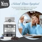 Holy Natural Black Seed Oil Capsule - 120 Softgel Caps - Fast UK Delivery - Image 4