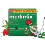 Medimix Ayurvedic Classic 18 Herbs Bathing Soap 125g (Combo Pack of 3) | Natural Oils For Healthy & Protected Skin | Shop Herbal | Natural | Paraben-free & Sulphate-free | 100% Vegan - Fast UK Delivery - Image 3