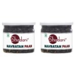 Shadani Navratan Paan Pack of 2 - flavoured Mouth Freshener with Betel Leaves, Sweet and Digestive | Traditional Indian Paan | 70g - Fast UK Delivery