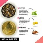 TEACURRY PCOS PCOD Slimming Tea (1 Month Pack, 30 Tea Bags) - Helps with Extra Fat, Improves Hormonal Balances - Pcos Pcod Green Teas Weight Loss, Facial Hair, Acne and Bloating | 100% Herbal Tea - Fast UK Delivery - Image 5