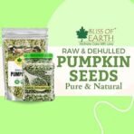 Bliss of Earth Dehulled Pumpkin Seeds 600gm For Eating & Weight Loss, Naturally Organic Superfood - Fast UK Delivery - Image 3