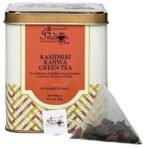 The Indian Chai - Kashmiri Kahwa Green Tea 30 Pyramid Bags, Whole Leaves Green Tea with Almonds, Cardamom, Clove, Cinnamon, Ginger, Rose Petal and Saffron - Fast UK Delivery - Image 2