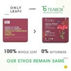 Teabox Organic Hibiscus Cinnamon Clove Green Tea Bags 50 pcs | Immune System Booster and Weight Management | Natural Hibiscus, Cinnamon & Clove & Teabox Organic Ashwagandha Green Tea 50 Teabags - Fast UK Delivery - Image 5