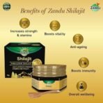 Zandu Pure Himalayan Shilajit Resin| Natural & Ayurvedic| Helps Enhance Strength & Stamina | Maintains Overall Holistic Wellness- 10 g - Fast UK Delivery - Image 5