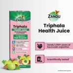 Zandu Triphala Health Juice, 1L, scientifically tested, for healthy weight management, relief from indigestion, constipation and gas, No Synthetic colours and flavours - Fast UK Delivery - Image 6